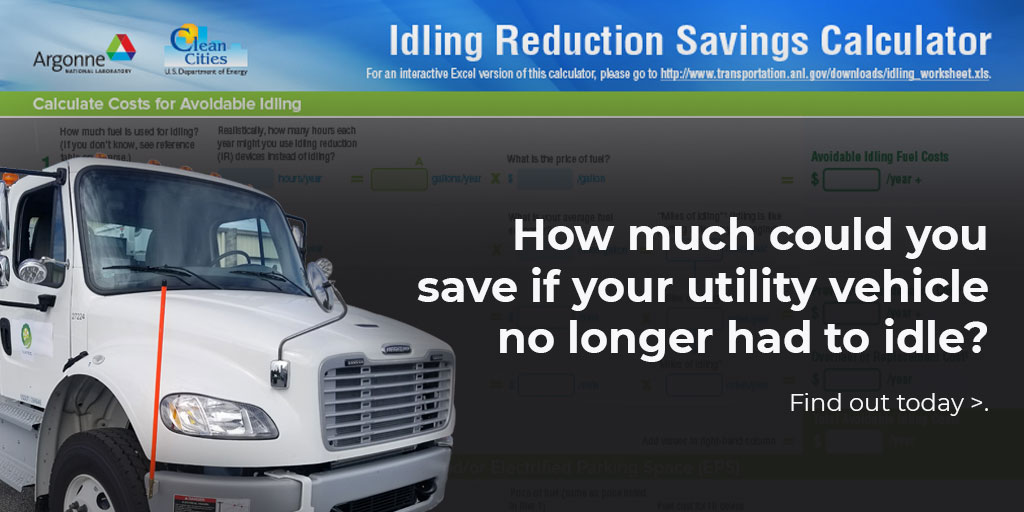 The Idling Calculator. How much can you save?