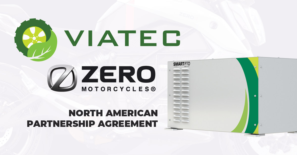 Viatec Inc Announces Long Term North American Partnership with Zero Motorcycles