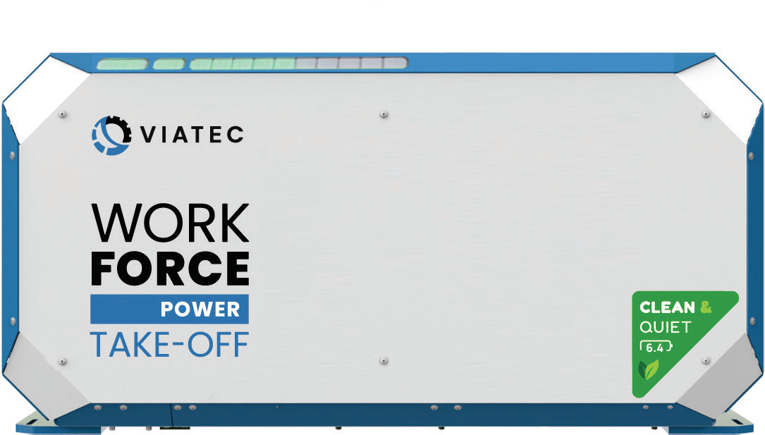 WorkForce Power Take-Off battery enclosure with Clean & Quiet rating